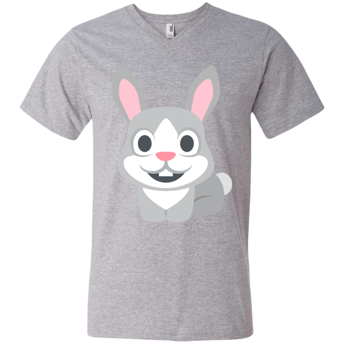 Rabbit Emoji Men’S V-Neck T-Shirt