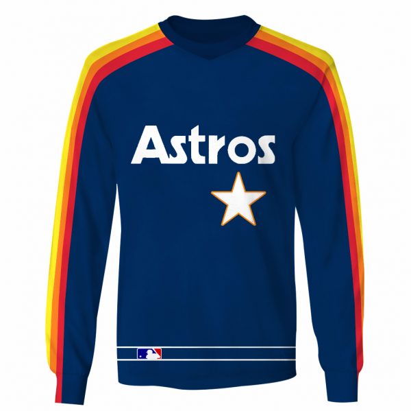 Houston Astros Personalized Unisex Sweatshirt All Over Printed Unisex Sweatshirt Us Size