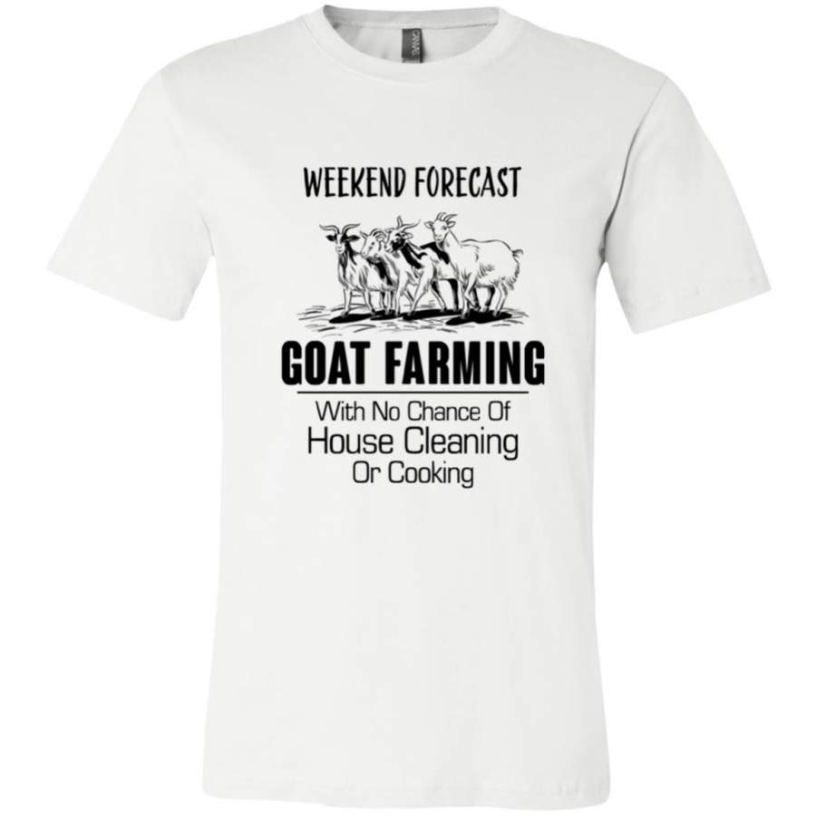 Weekend Forecast Goat Farming – Love Animals T-Shirts
