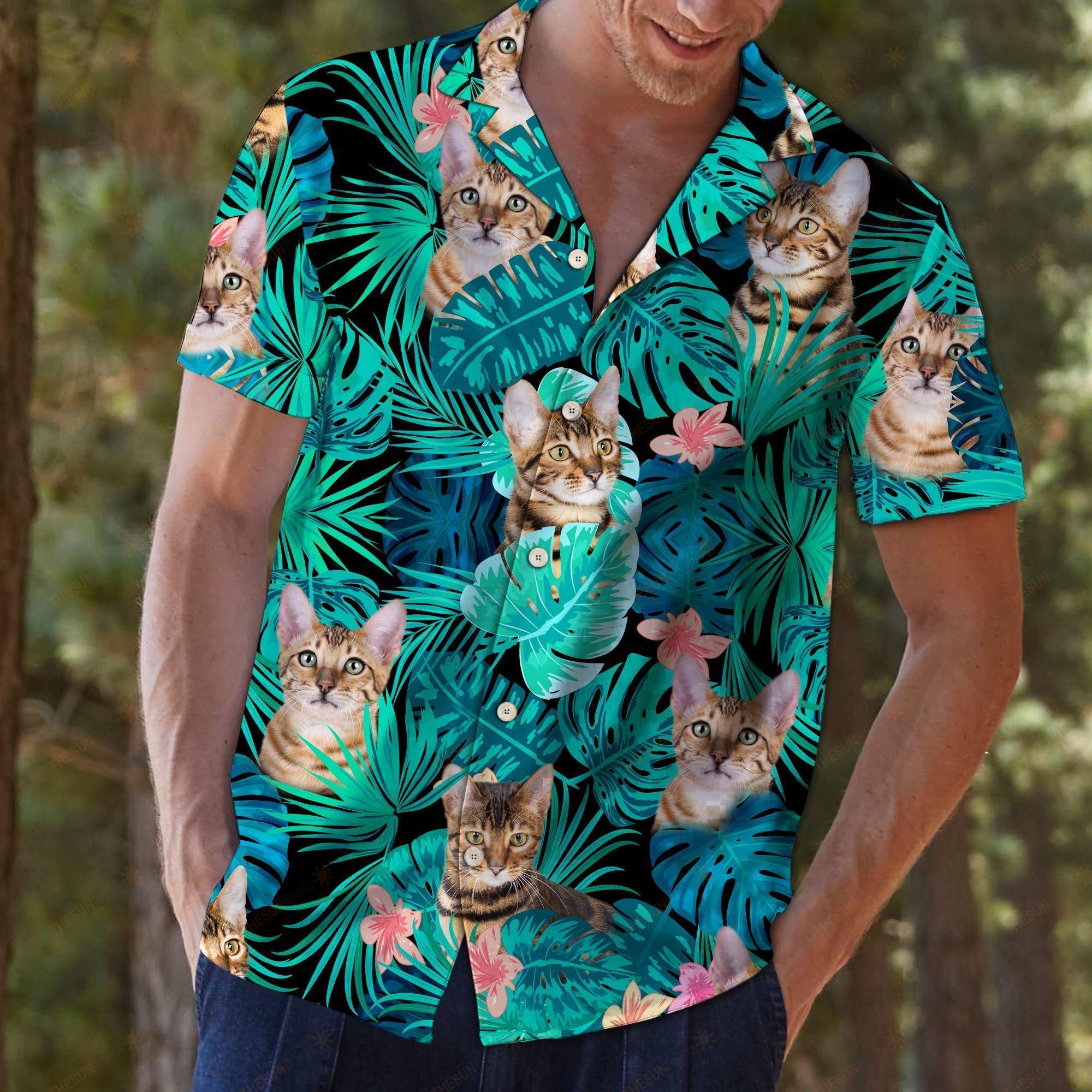 Tropical Toyger Hawaiian Shirt Ha36355