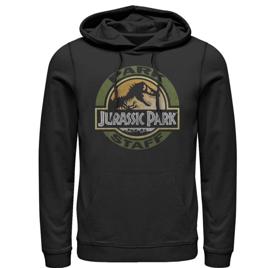 Jurassic Park Men’s Staff Badge  Lightweight Hoodie