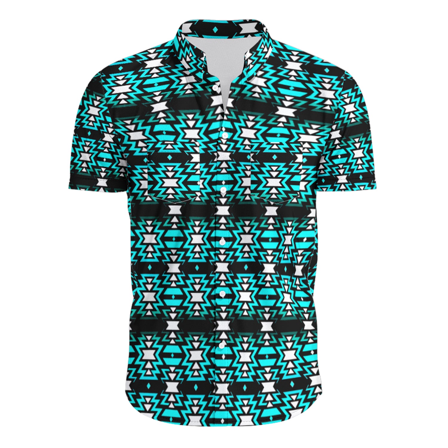 Black Fire Firefly Button Up Shirt Hawaiian Ha92380