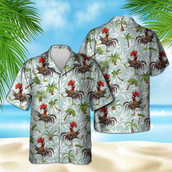 Funny Chicken Hawaii Shirt Ha90125