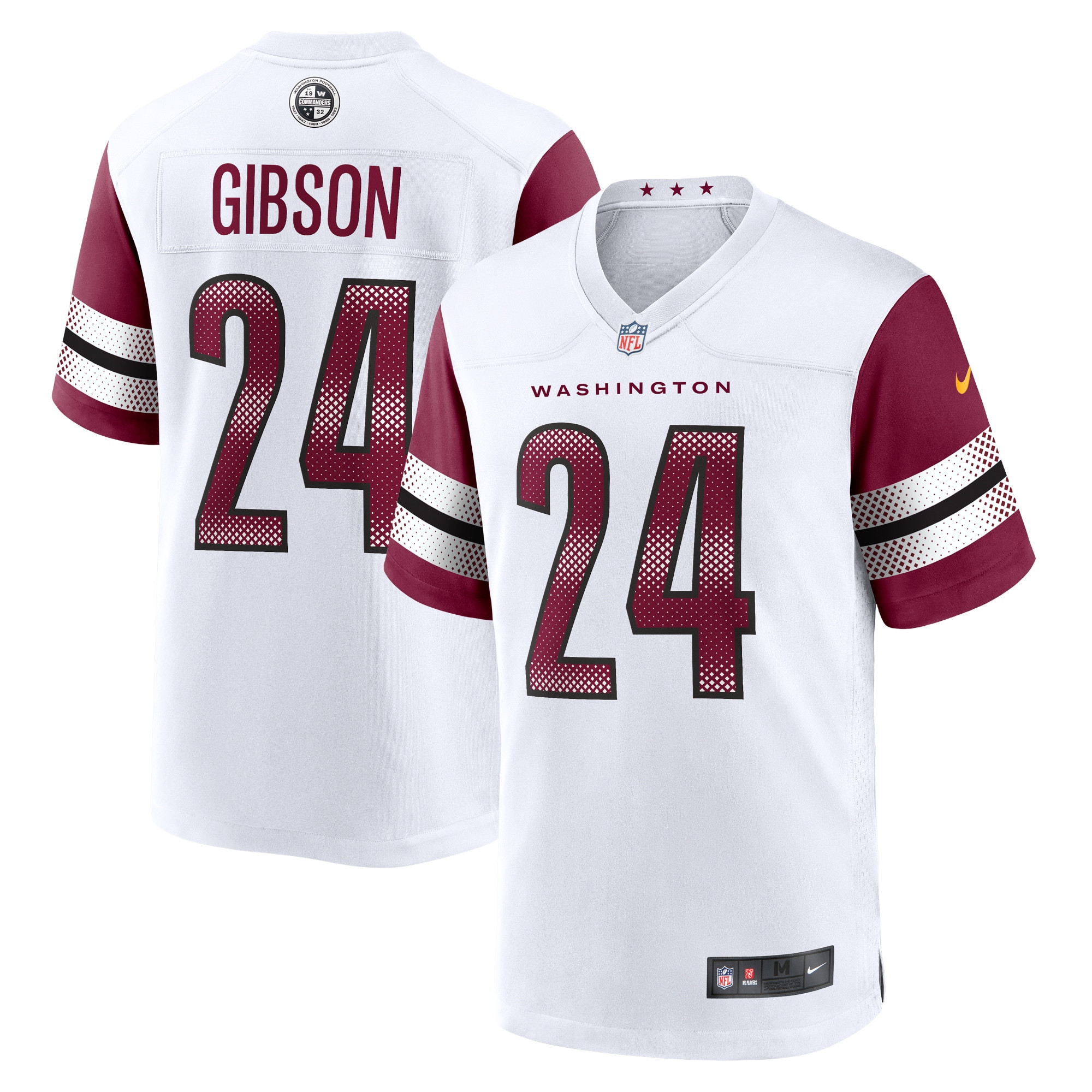 Antonio Gibson Washington Commanders Game Jersey – White NFL