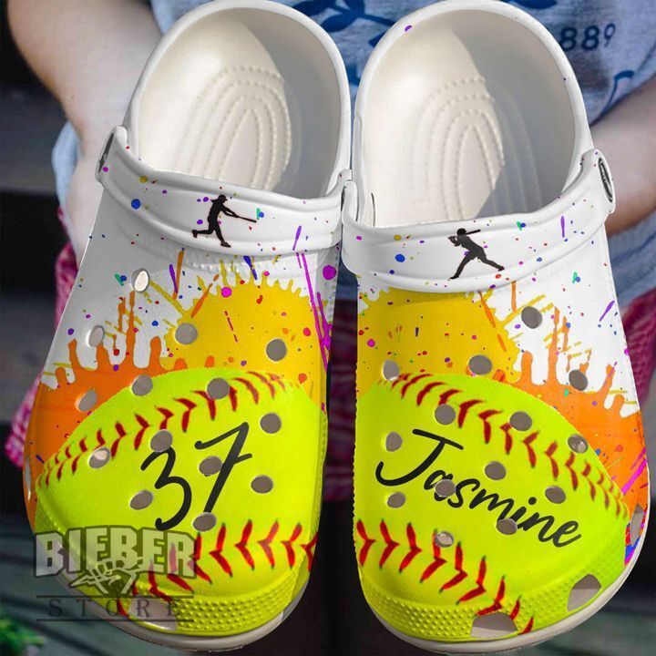 Softball Personalized I Choose Life Sku 2315 Crocs Clog Shoes