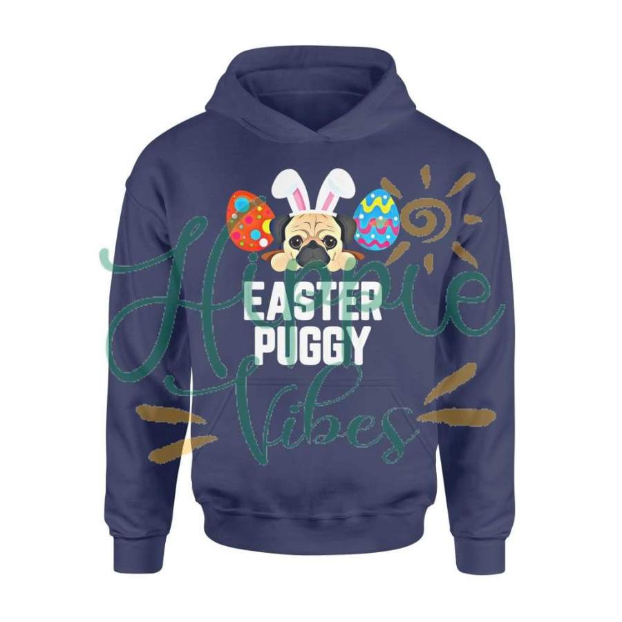 Dog gift idea Easter Puppy Cute Pug Funny Easter T-Shirt – Standard Hoodie