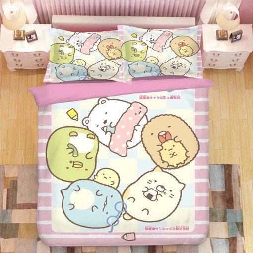 Sumikkogurashi 11 Duvet Cover Pillowcase Home Decor 3D Bedding Set 1845