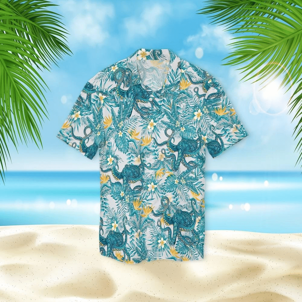 Octopus Hawaii Shirt Unisex Adult Ha19004