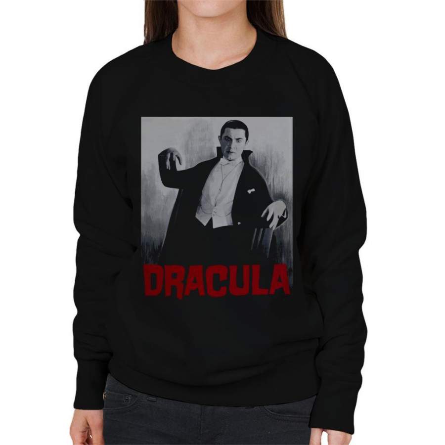 Dracula Bela Lugosi Movie Poster Women’s Sweatshirt