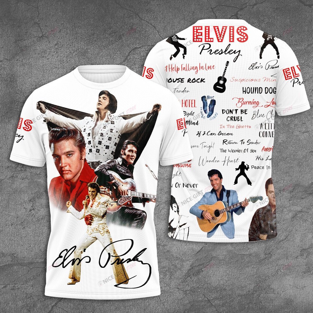 Elvis Presley 3D T-Shirt 3Ts-C8T1