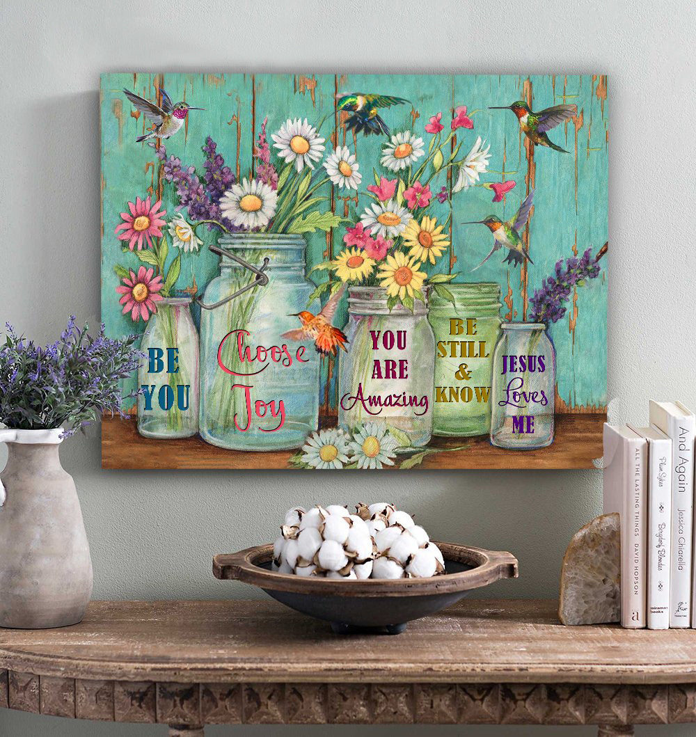 Amazing Inspired Canvases Hummingbird And Flower Wall Hanging – Be You