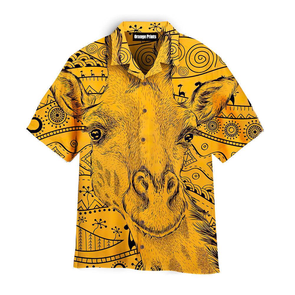 Giraffe African Aloha Hawaii Shirts For Men Women Ha5351