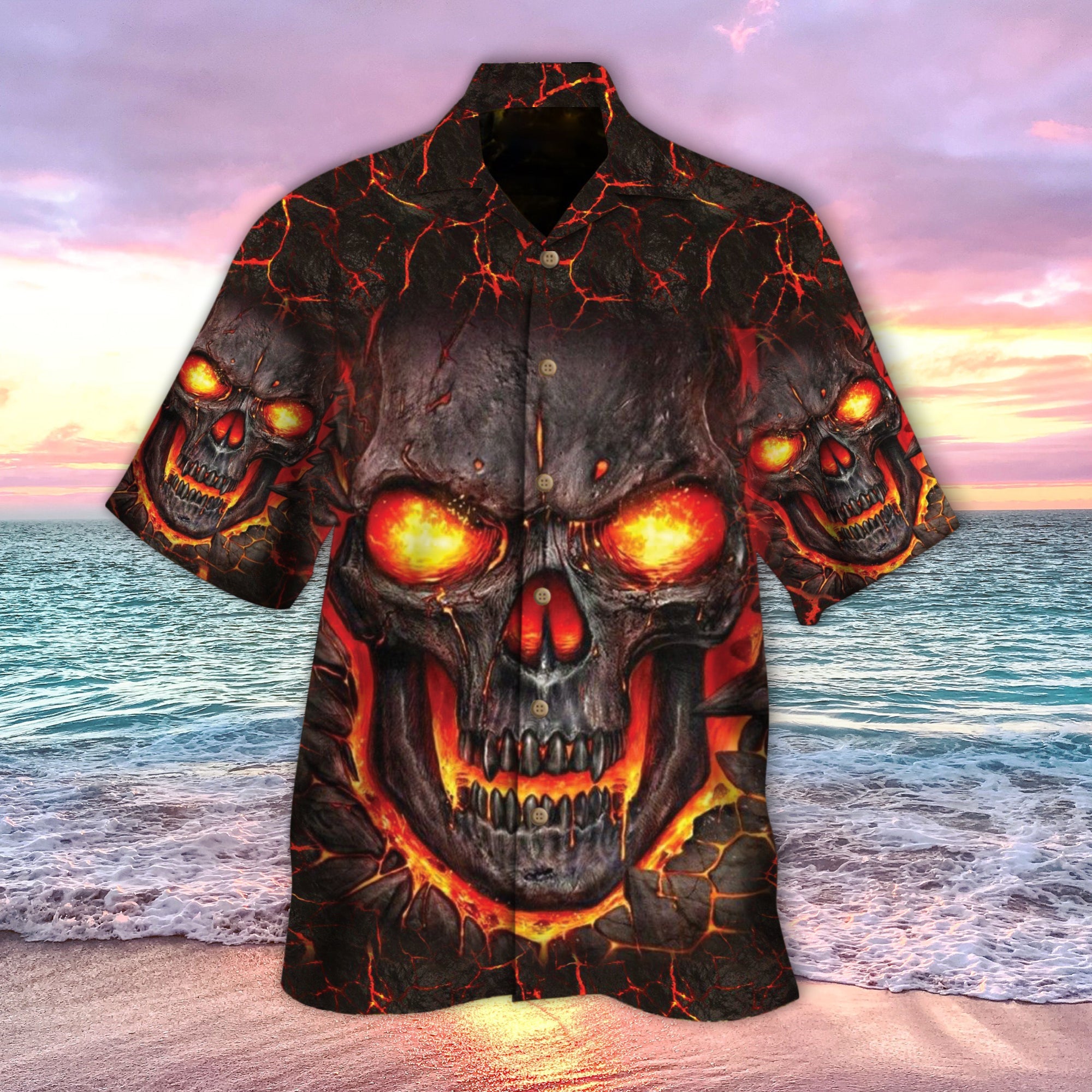 Skulls Lava Hawaii Skull Lover Hawaii Shirt For Men Women Ha50378