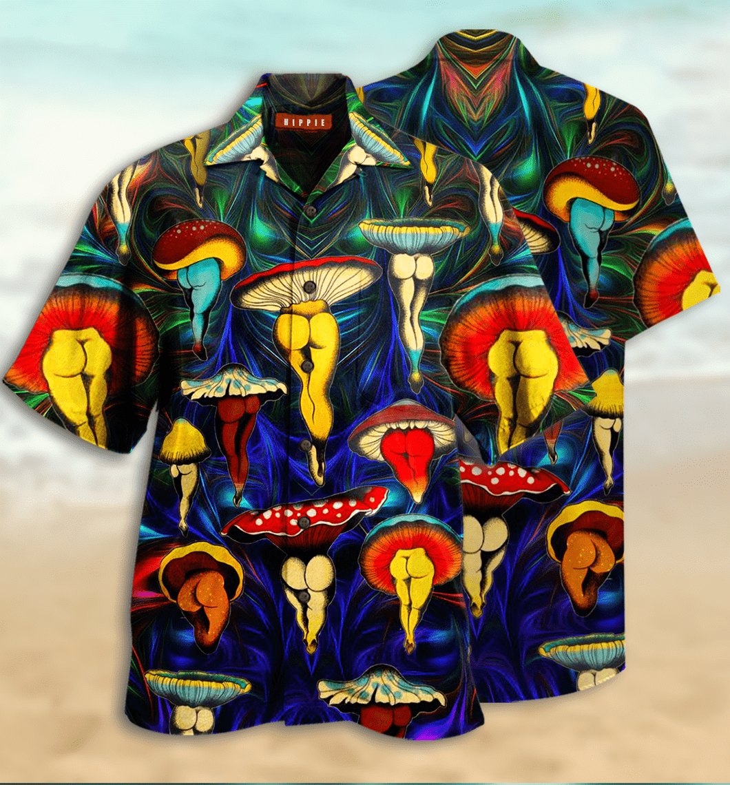 Cover Your Body With Amazing Hawaii Aloha Shirts Hippie Magic Mushroom Ha12526