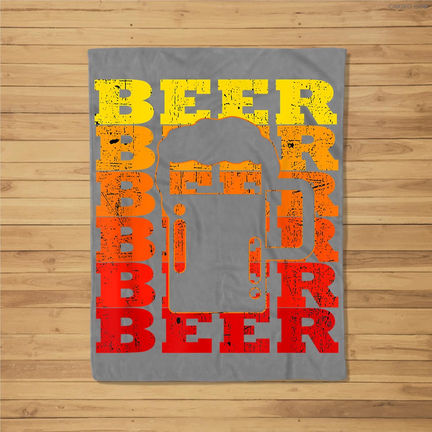 Vintage Beer Lover , Beer For International Beer Day Fleece Blanket