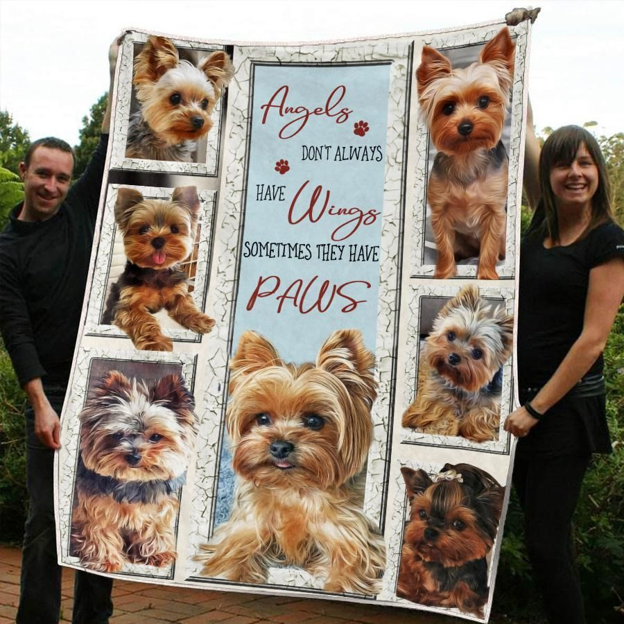 Yorkshire Terrier Blanket, Christmas Gift, Dog Lover Blanket