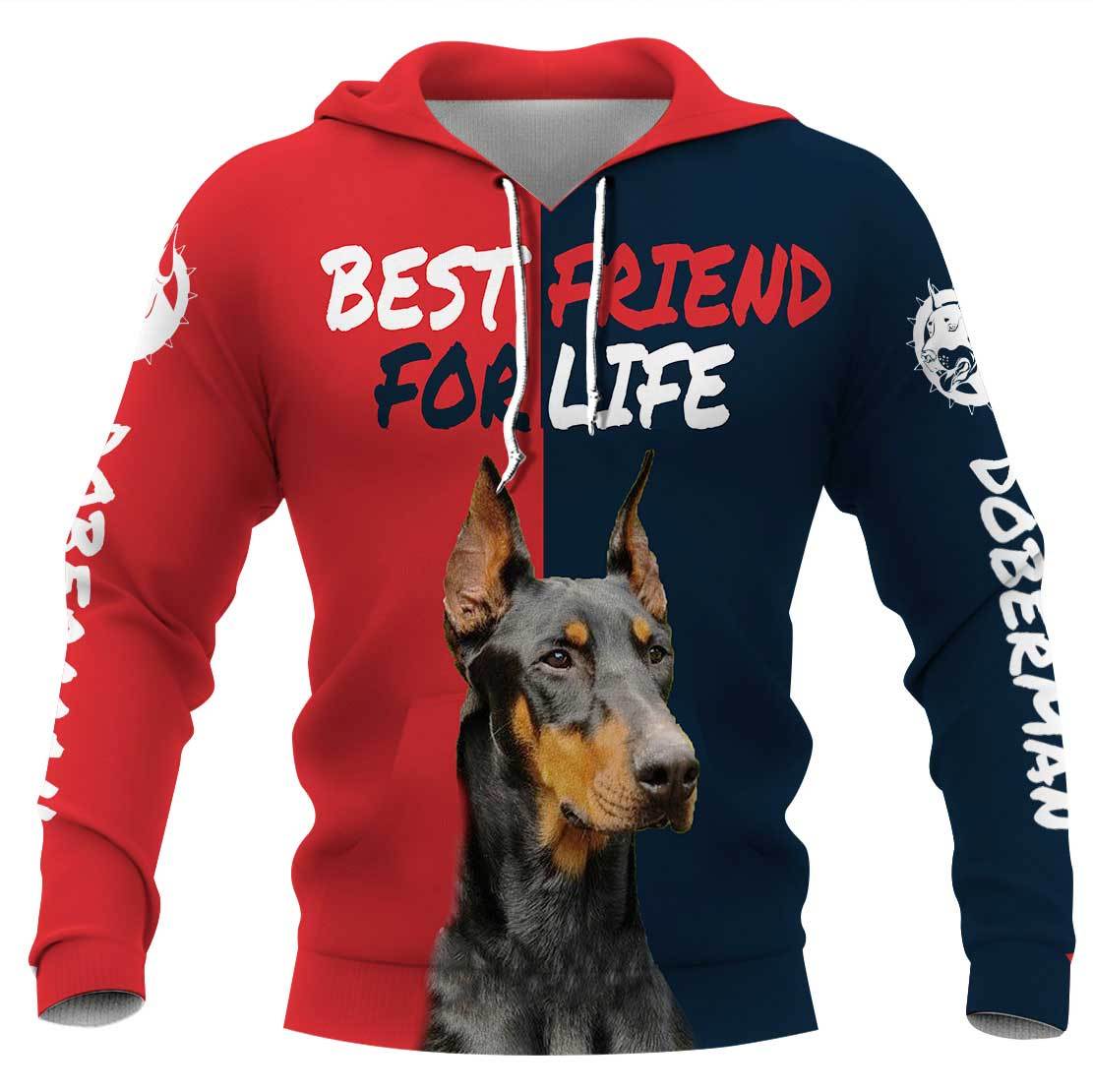 Doberman Dog Best Friend 3D Full Printing