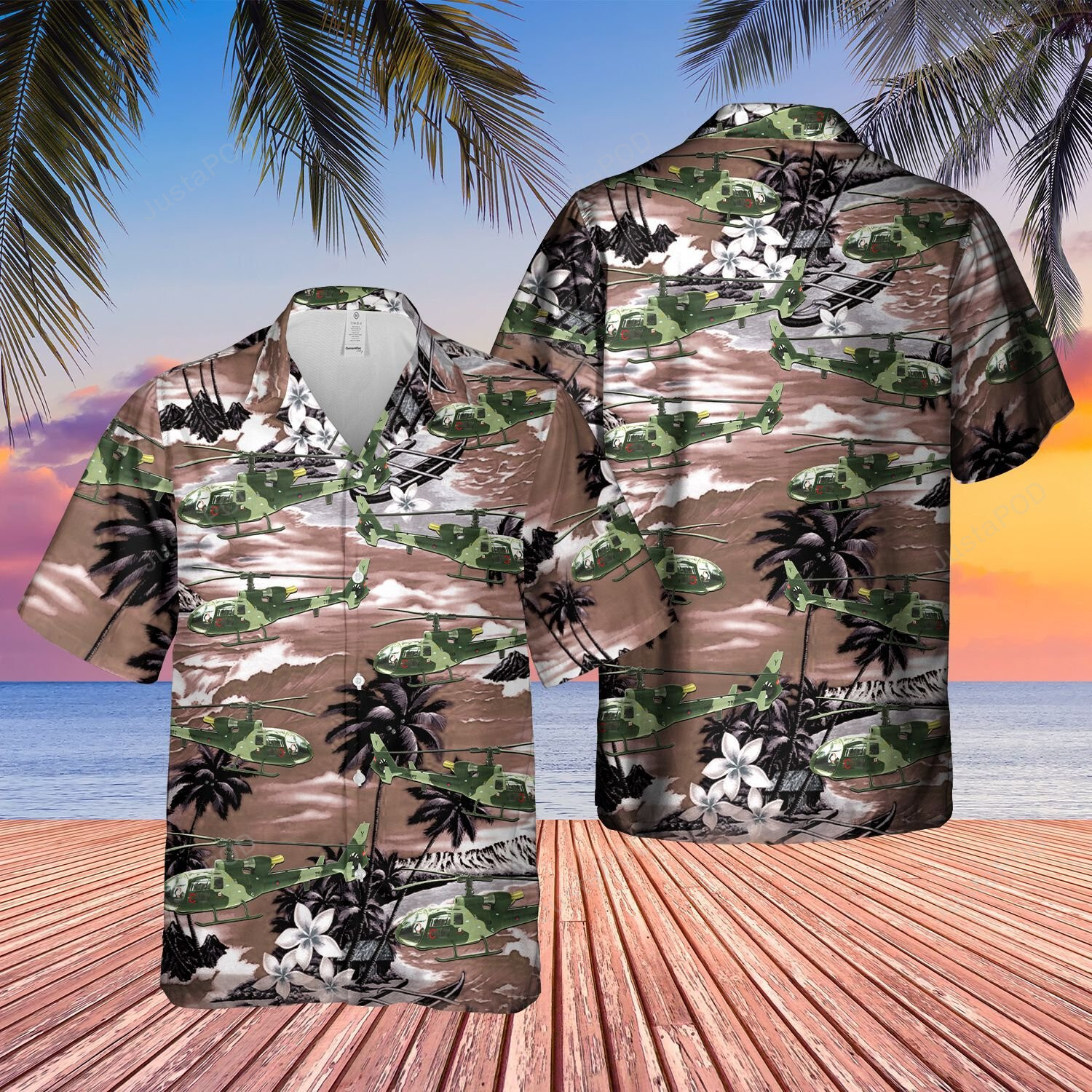 British Army Gazelle Hawaii Shirt Ha56243