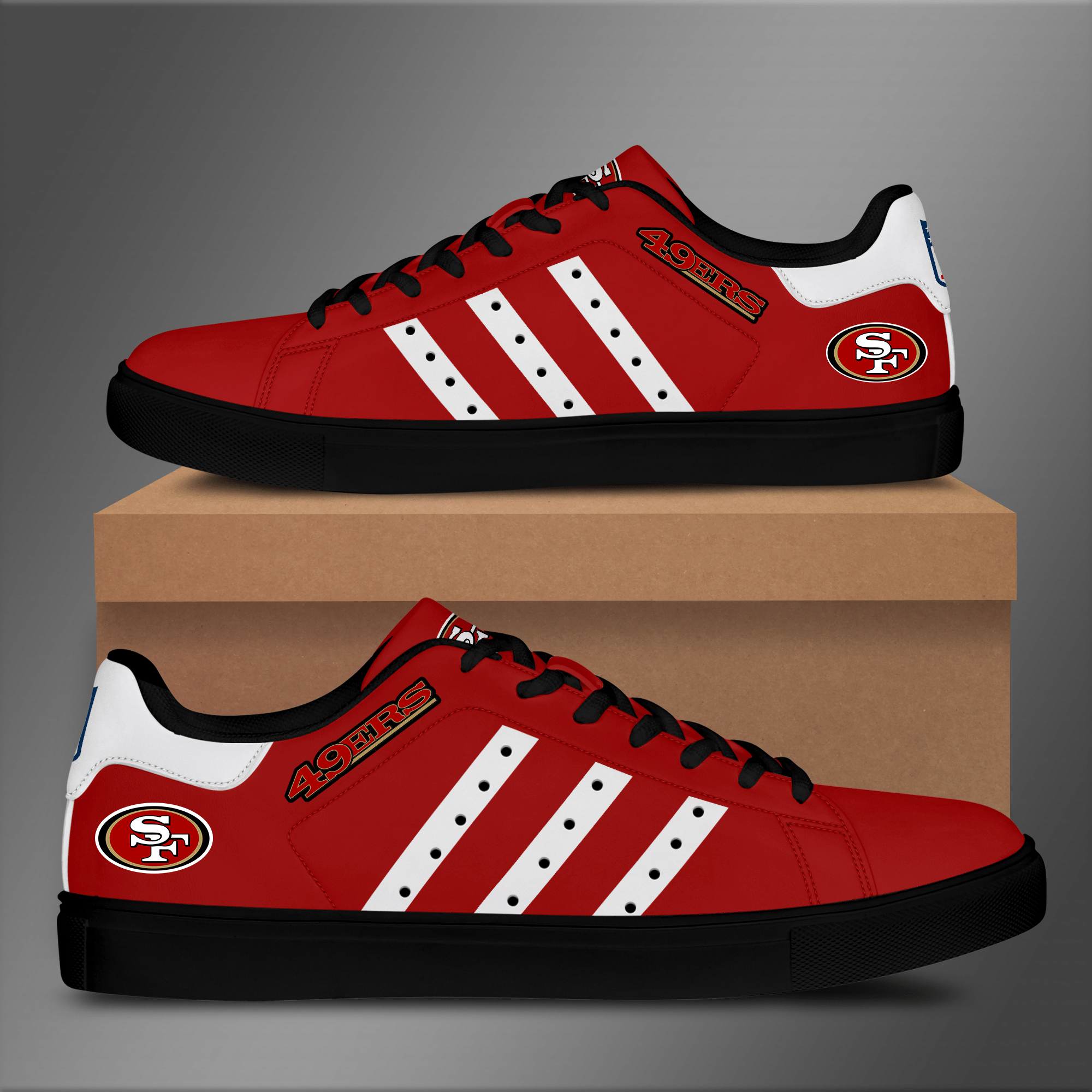 San Francisco 49Ers Low Top Shoes V5