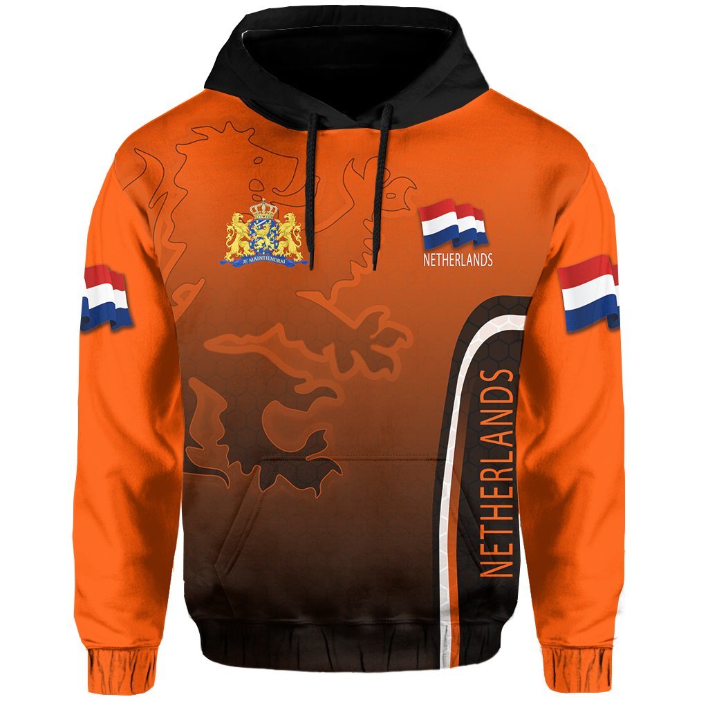 The Netherlands Hoodie Lion Sport Style Th5