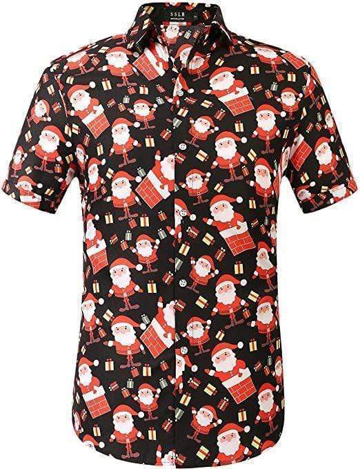 Santa Claus Holiday Party Christmas Hawaii Shirt Ha47502