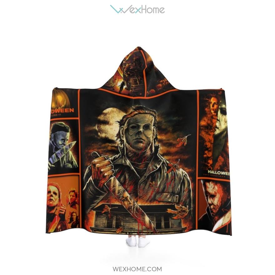 Michael Myers Halloween Hooded Blanket Amazing Gift W0920