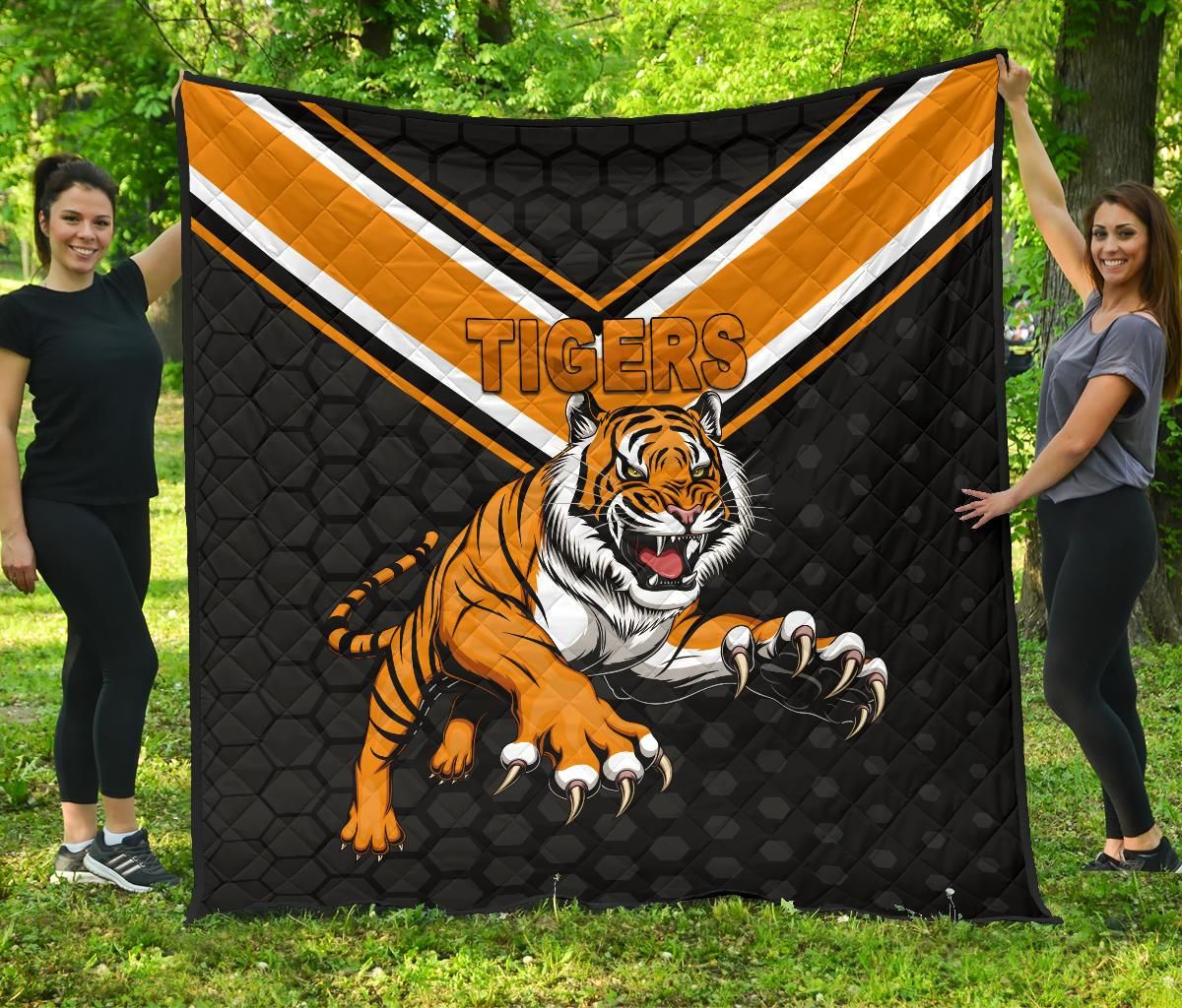 Wests Premium Quilt Tigers K8