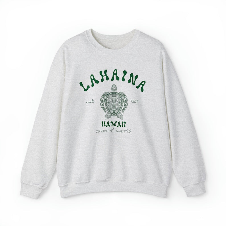 Lahaina Maui Hawaii Sweatshirt, Lahaina Memories, Lahaina Strong, Destination Shirt, City Shirt, Hawaii Souvenir, Maui Souvenir, Maui Love Sws2086