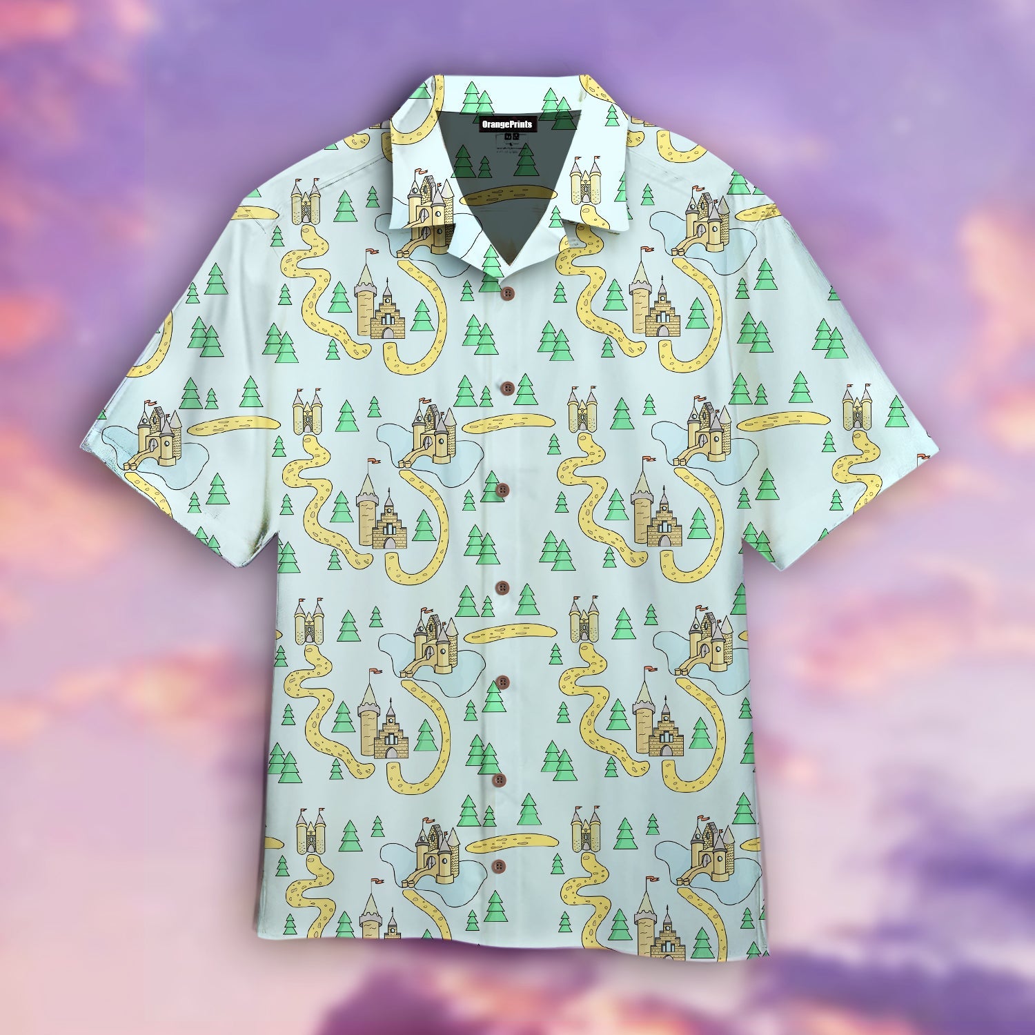 Magic Kingdom Pattern Hawaii Shirt For Men Women Ha80607