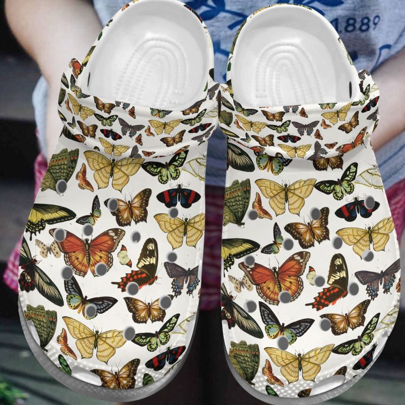 Butterflies Life Croc Shoes For Mother Day – Animal Shoes Clog