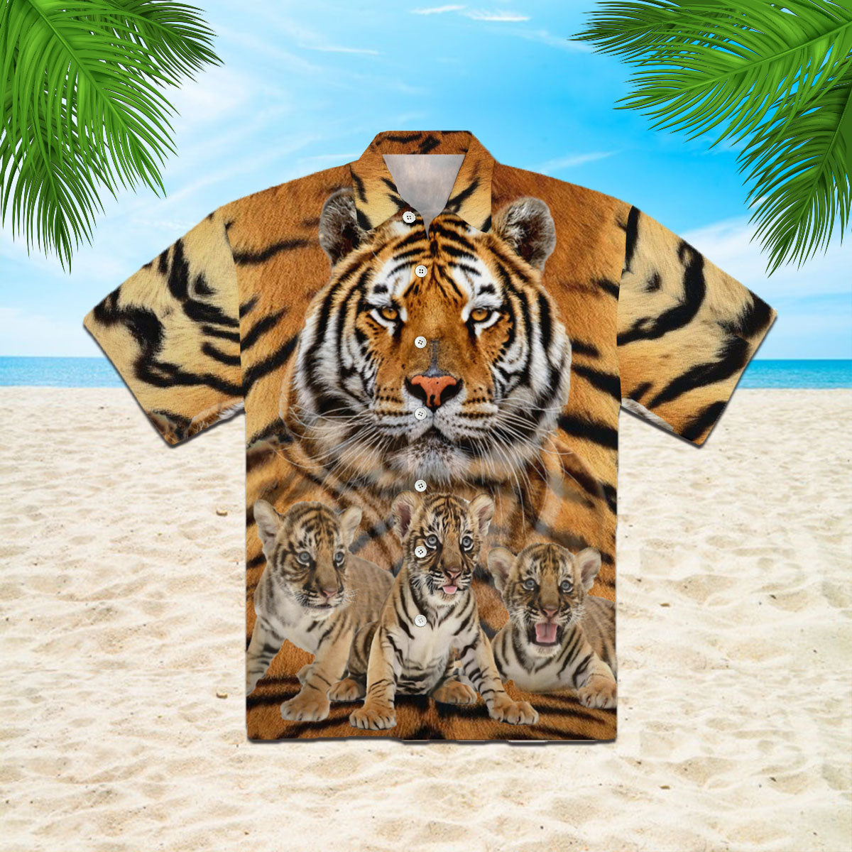 Oragontee Tiger Hawaii Shirt For Men Women Adult Ha22386