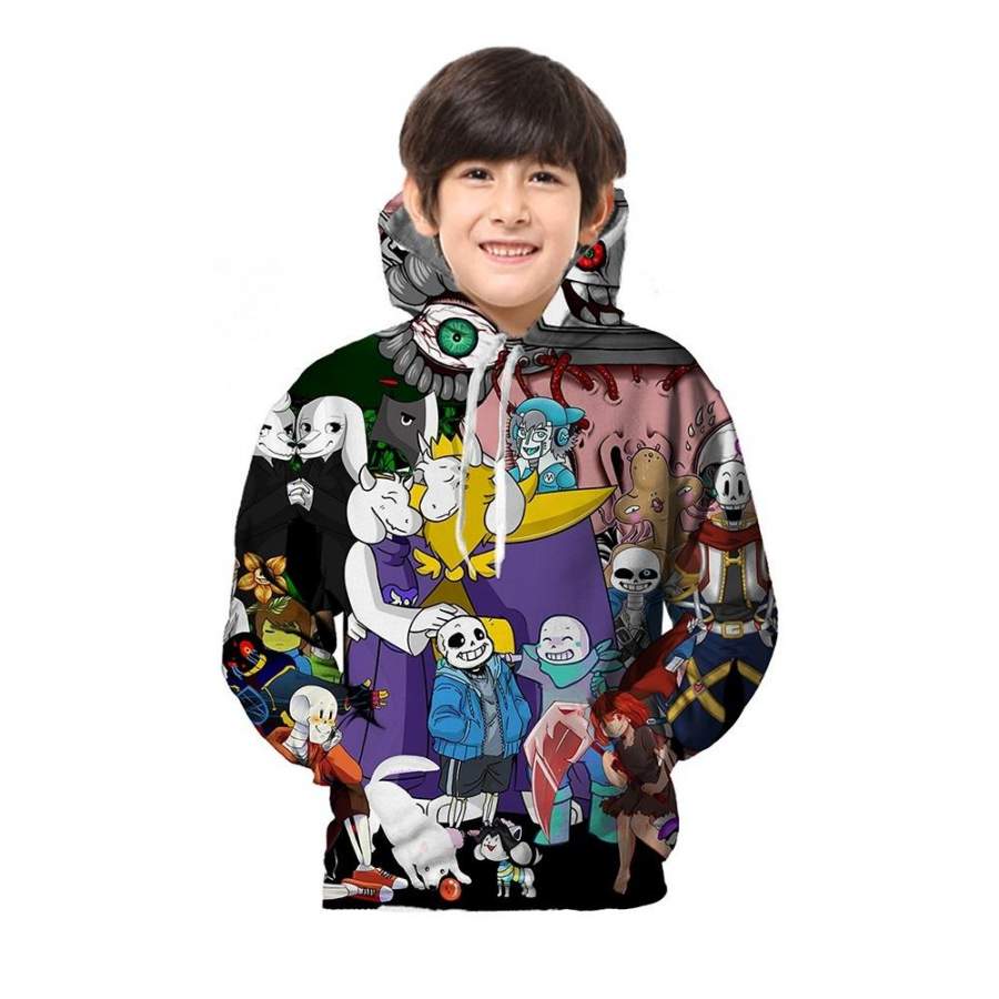 2019 Undertale Kids 3D Hoodie Sep Series Pullover Sweatshirt Sans And Family