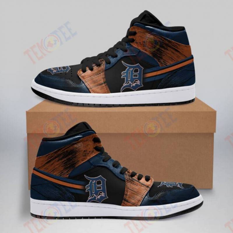 Mens Womens Detriot Lions X Detroit Tigers Jordan Sneakers Air Jordan Shoes TMT644