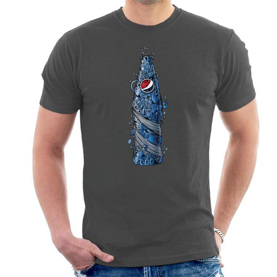 Pepsi Doodle Bottle Men’s T-Shirt