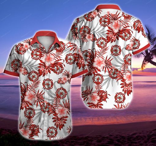 Tlab Firefighter Hawaiian Shirt Shirts For Men Ha111079