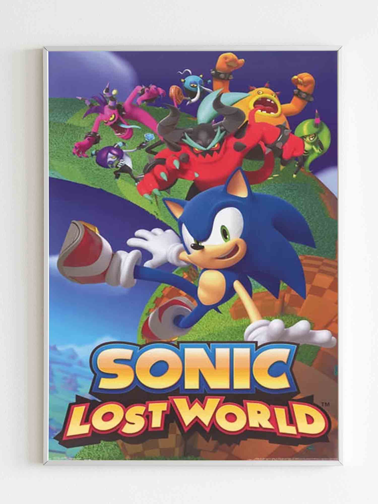 Sonic The Hedgehog Lost World Video Game Poster