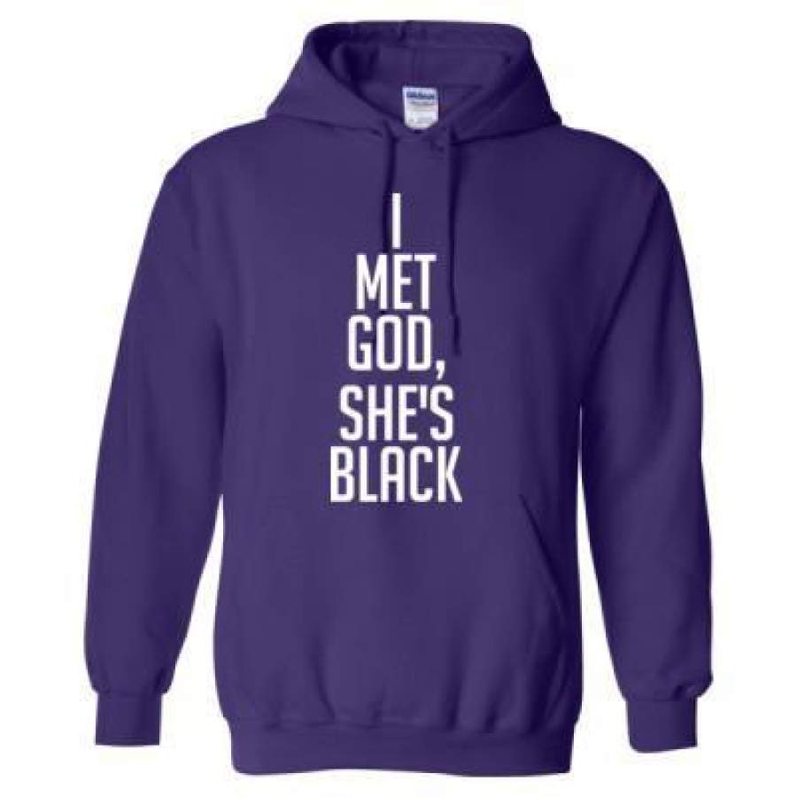 AGR I Met God She Is Black – Heavy Blend™ Hooded Sweatshirt