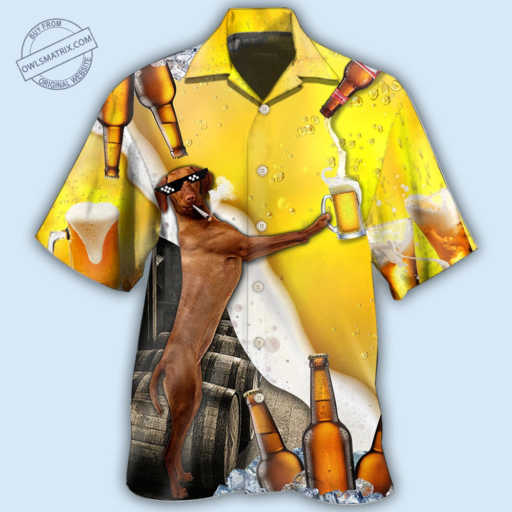 Dachshund With Beer Hawaii Shirt Ha69618