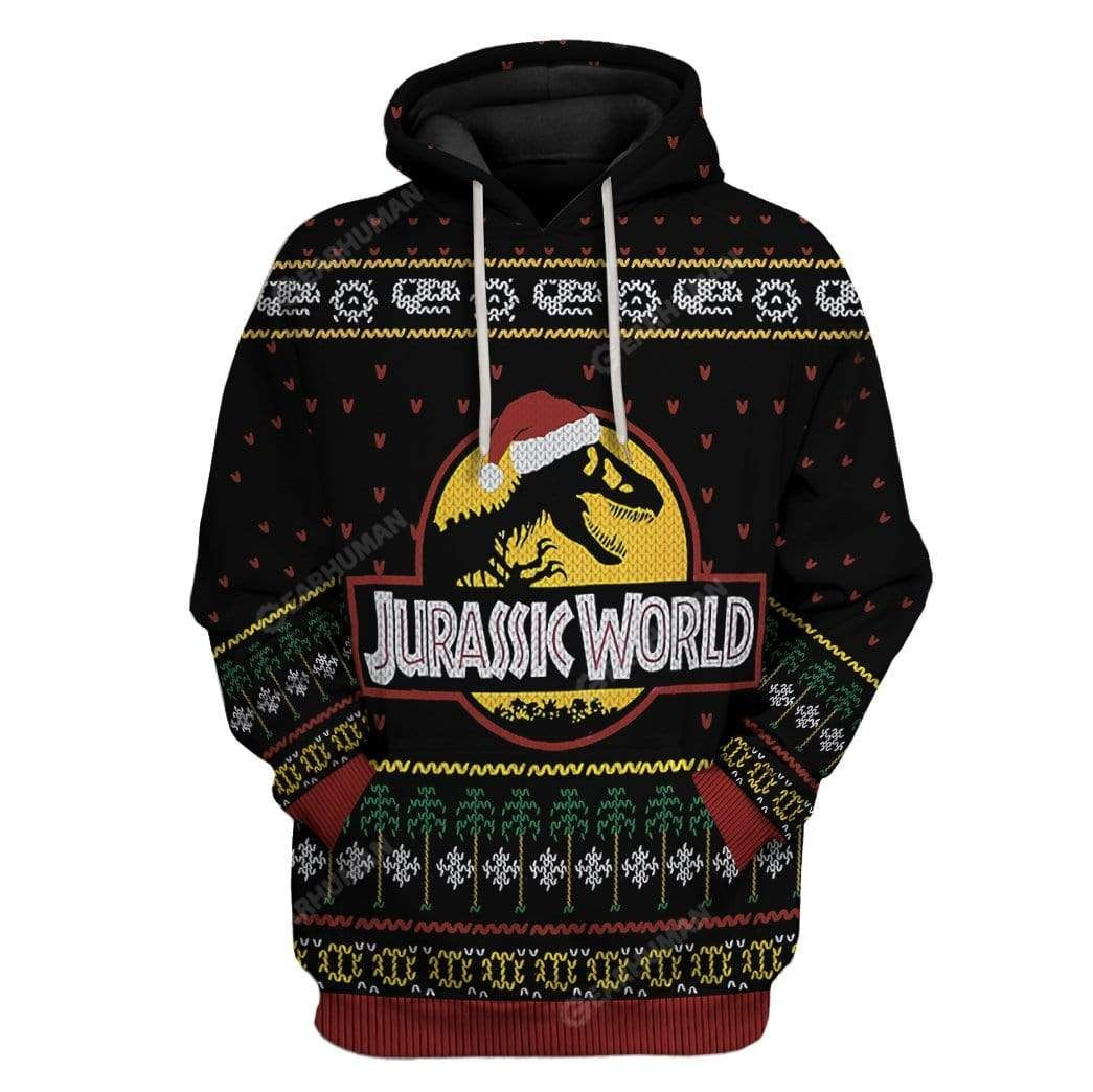 Bearbubble 3D Ugly Jurassic World Christmas T-Shirts Hoodies Apparel