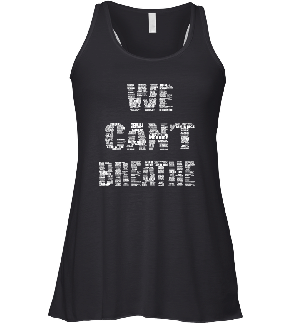 We Cant Breathe Racerback Tank