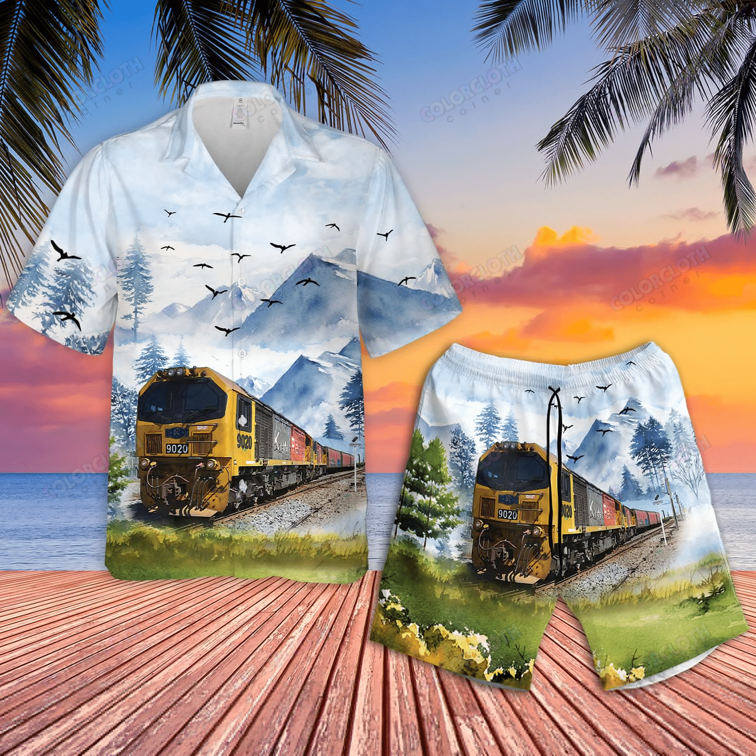 Rail Transport Hawaii Shirt Ha78656