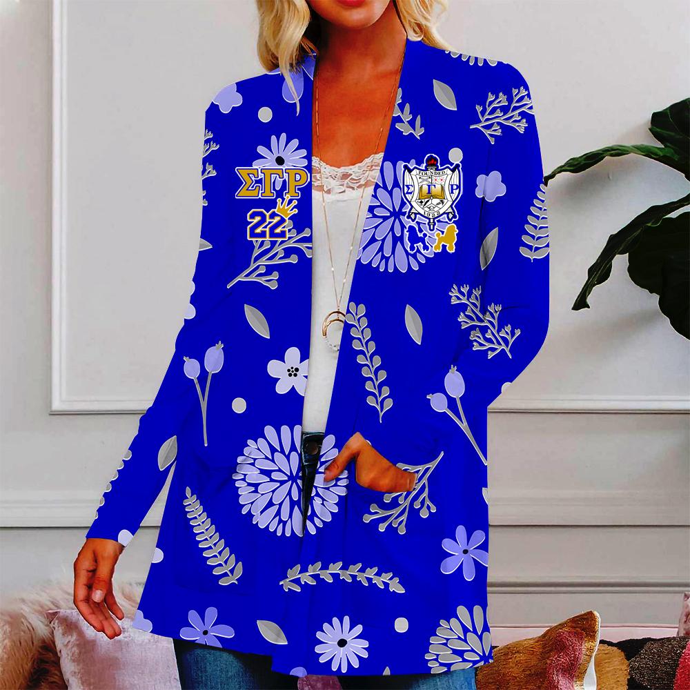 Sigma Gamma Rho Long Sleeve Cardigan 02