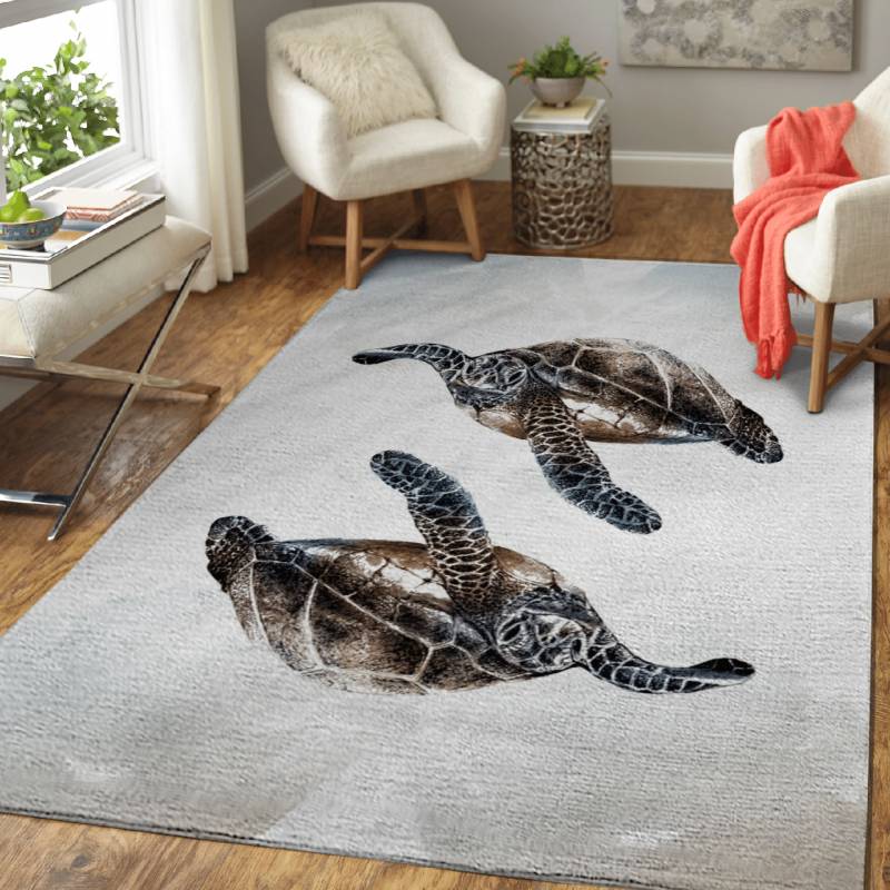 Turtles – Animals Area Rug Carpet