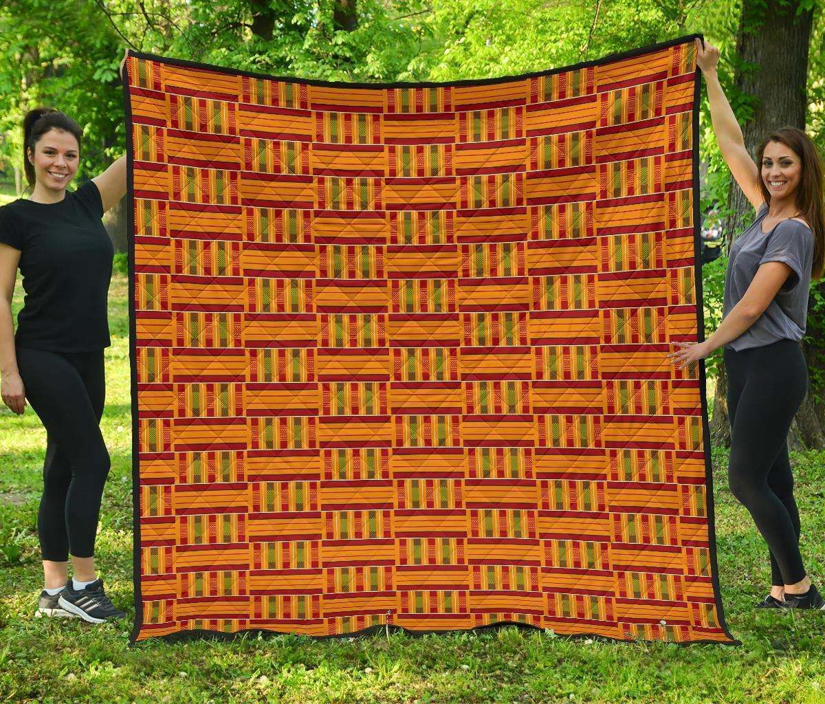 Kente African Cl12100388Mdq Quilt Blanket