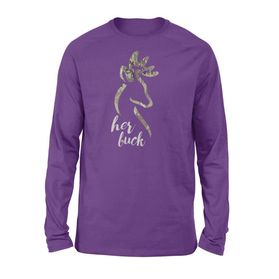 Her Buck Love Couple Valentine Long Sleeve