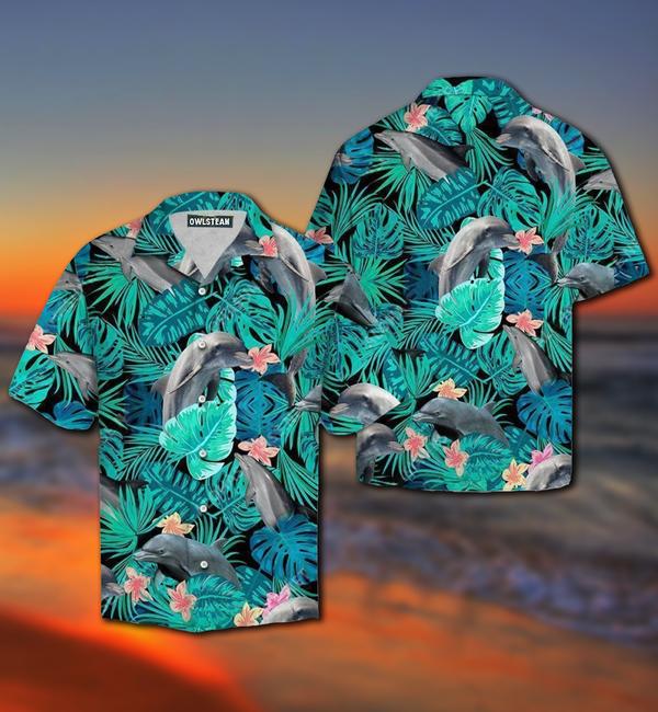 Dolphin Tropical Limited Edition – Hawaiian Shirt – Hawaiian Shirt For Men, Hawaiian Shirt For Women, Aloha Shirt