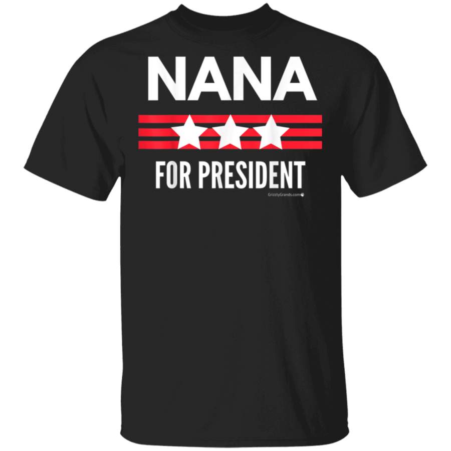 Grandma Birthday Gift Nana for President Patriot Gift TShirt