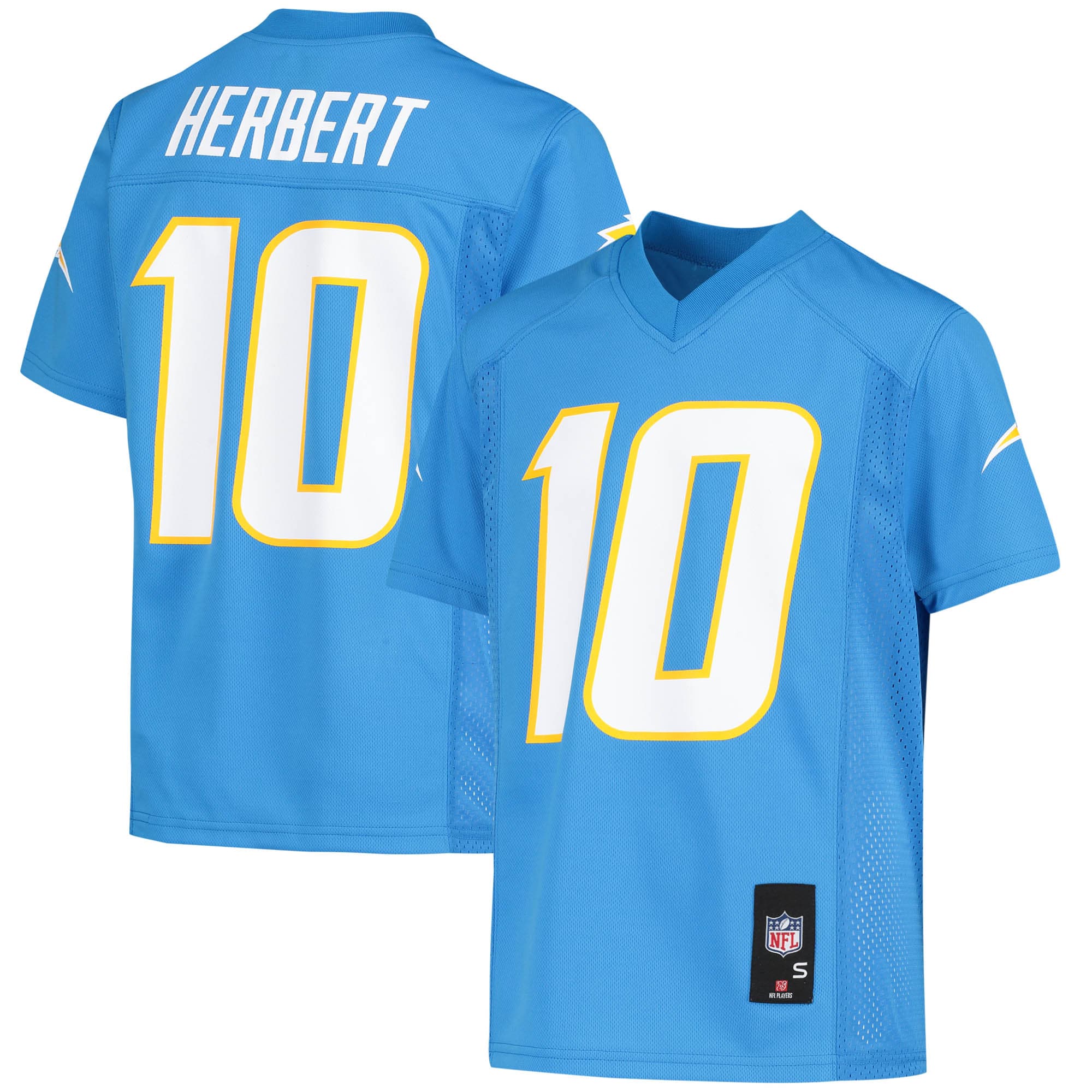 Youth Los Angeles Chargers Justin Herbert Powder Blue Player Jersey