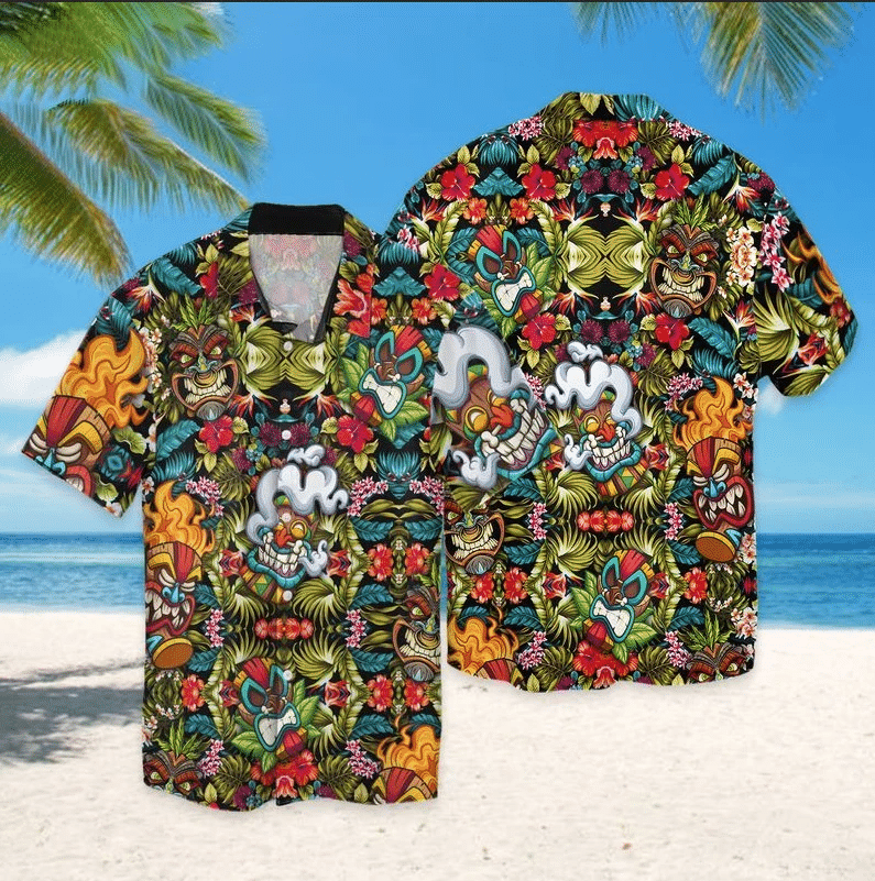 Tiki Aloha Hawaii Shirt Unisex Adult Ha71745