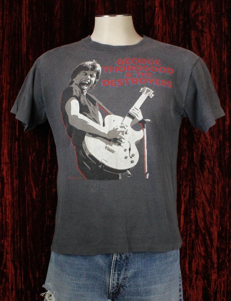 Vtg George Thorogood The Destroyers Concert T-Shirt